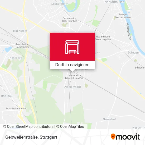 Gebweilerstraße Karte