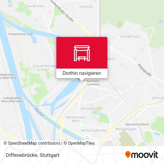 Diffenebrücke Karte