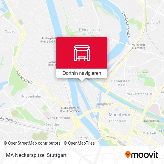 MA Neckarspitze Karte