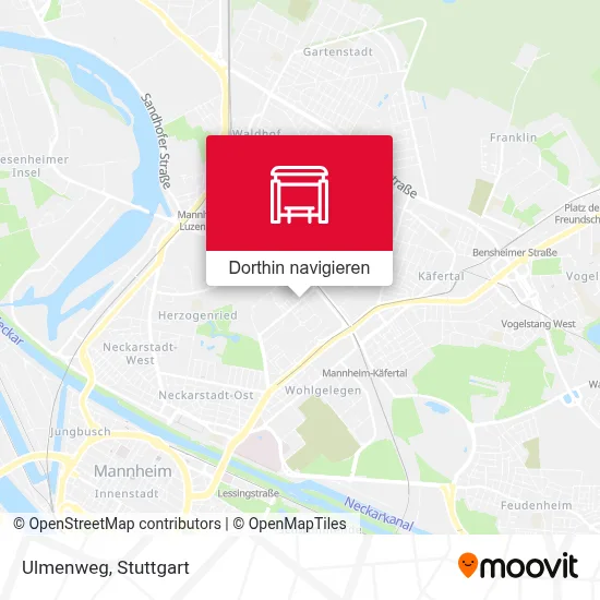 Ulmenweg Karte