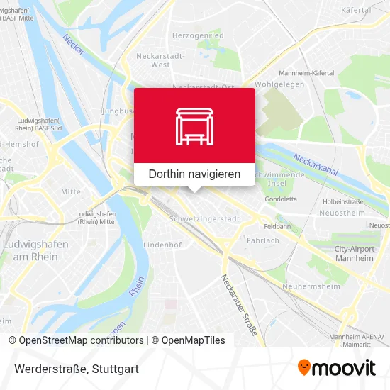 Werderstraße Karte