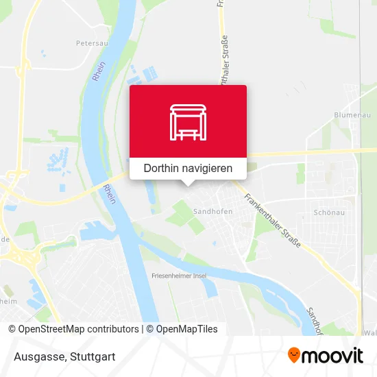 Ausgasse Karte