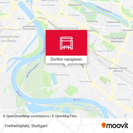 Freiheitsplatz Karte