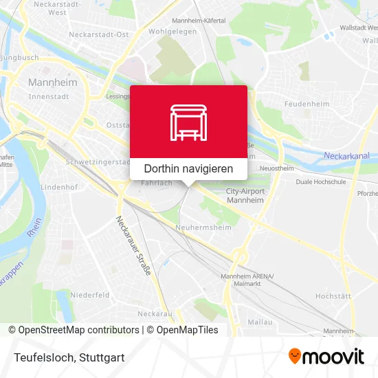 Teufelsloch Karte