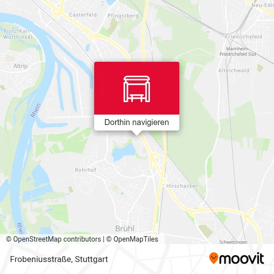 Frobeniusstraße Karte