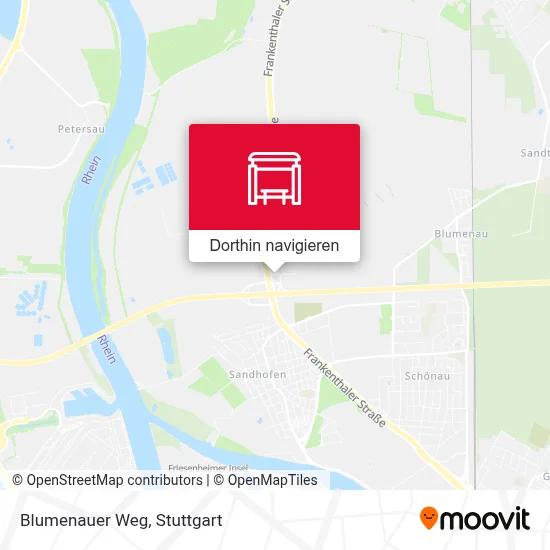 Blumenauer Weg Karte
