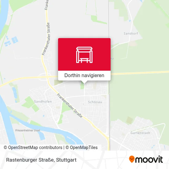 Rastenburger Straße Karte