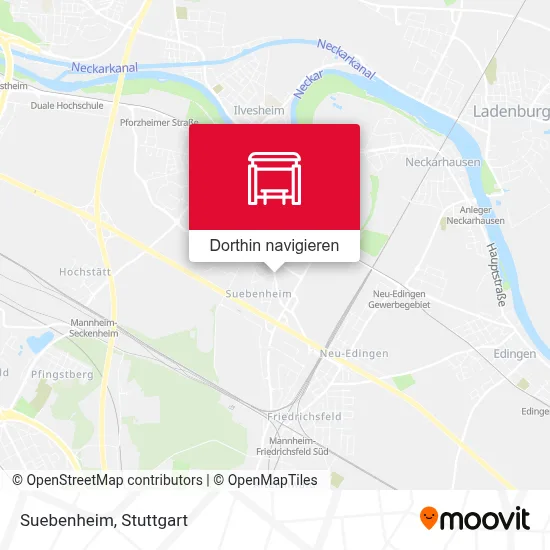 Suebenheim Karte