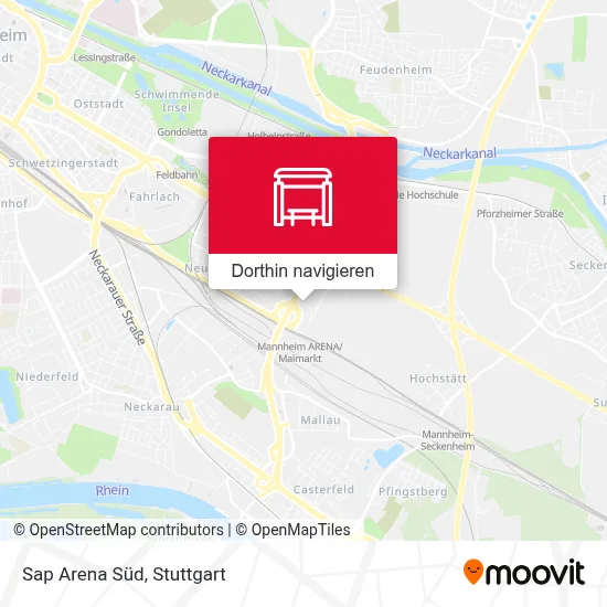 Sap Arena Süd Karte