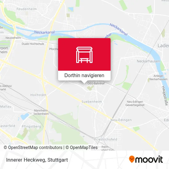 Innerer Heckweg Karte