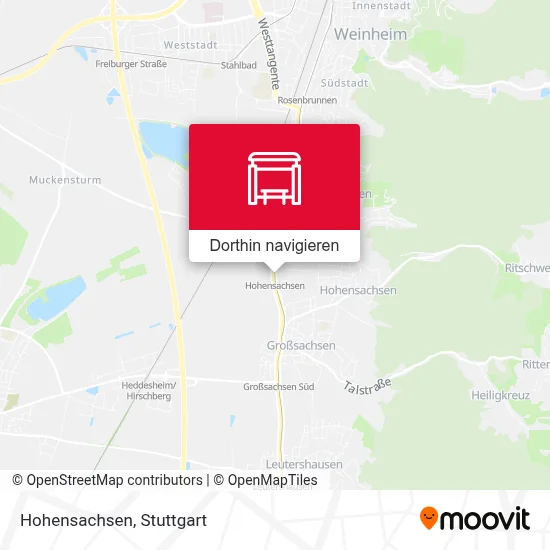 Hohensachsen Karte