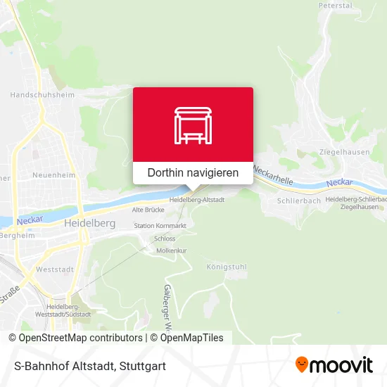 S-Bahnhof Altstadt Karte
