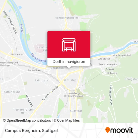 Campus Bergheim Karte