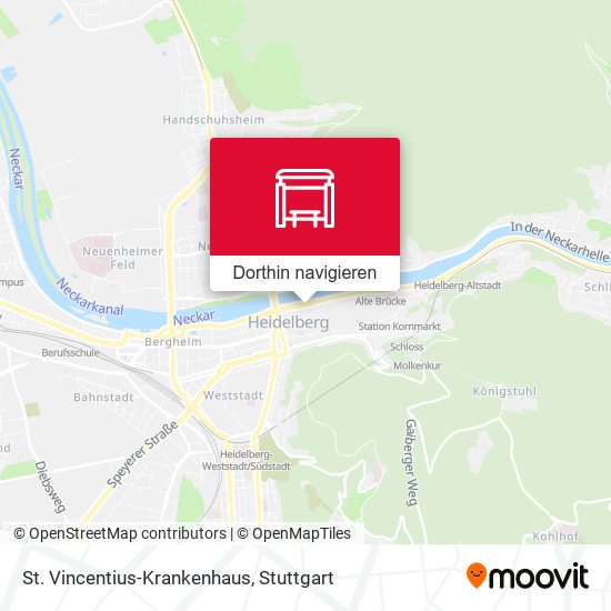 St. Vincentius-Krankenhaus Karte