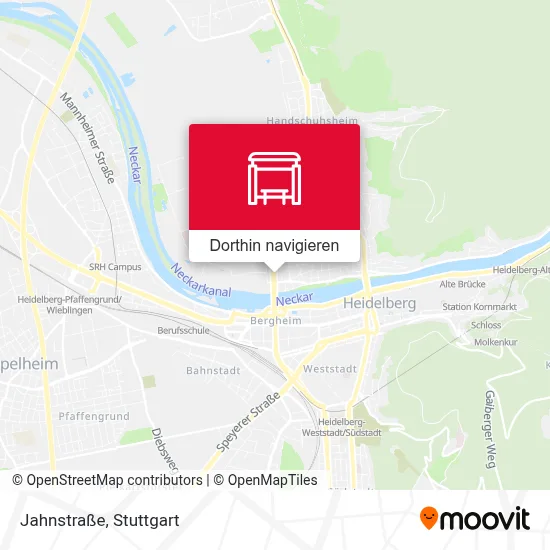 Jahnstraße Karte