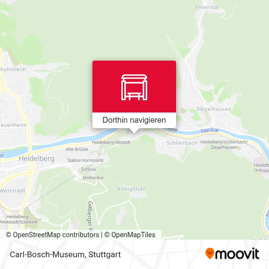 Carl-Bosch-Museum Karte