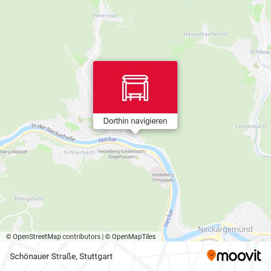 Schönauer Straße Karte