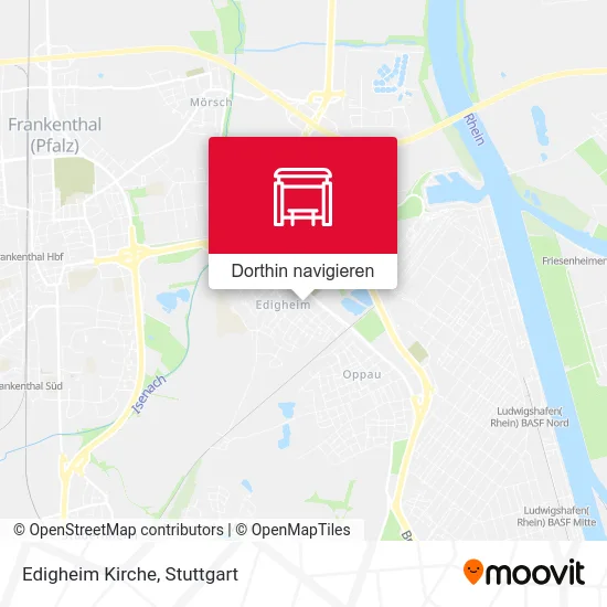 Edigheim Kirche Karte