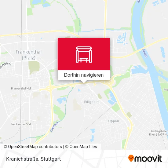 Kranichstraße Karte