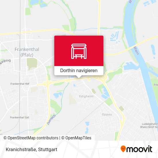 Kranichstraße Karte