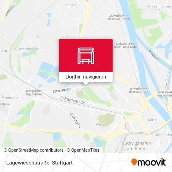 Lagewiesenstraße Karte