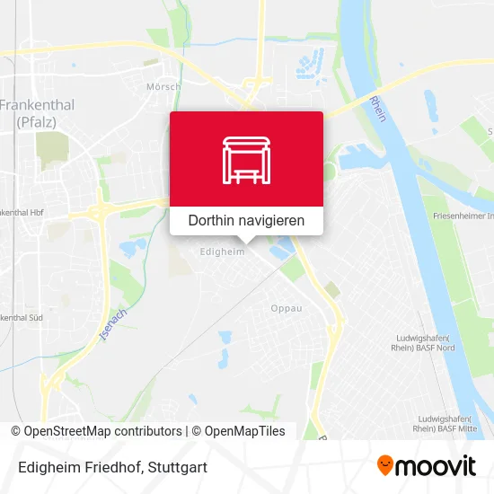 Edigheim Friedhof Karte