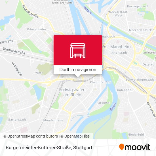 Bürgermeister-Kutterer-Straße Karte