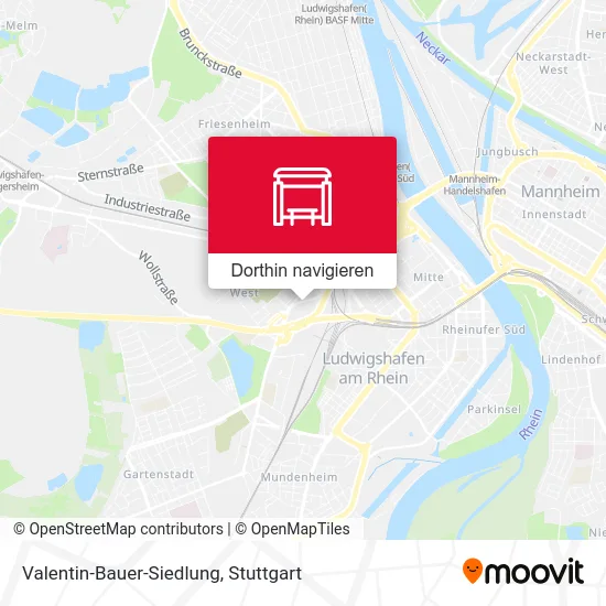 Valentin-Bauer-Siedlung Karte