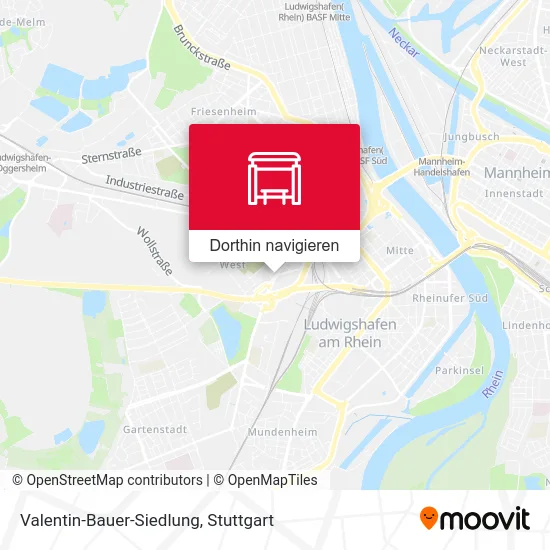 Valentin-Bauer-Siedlung Karte