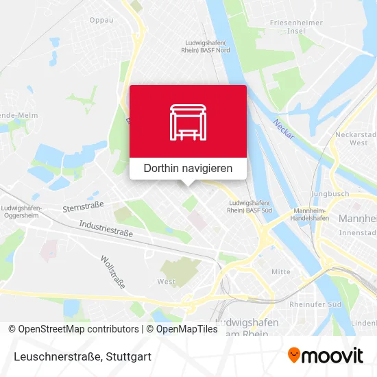 Leuschnerstraße Karte