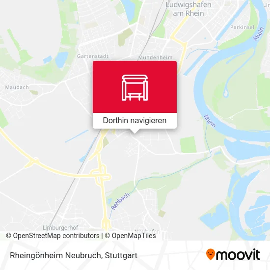 Rheingönheim Neubruch Karte