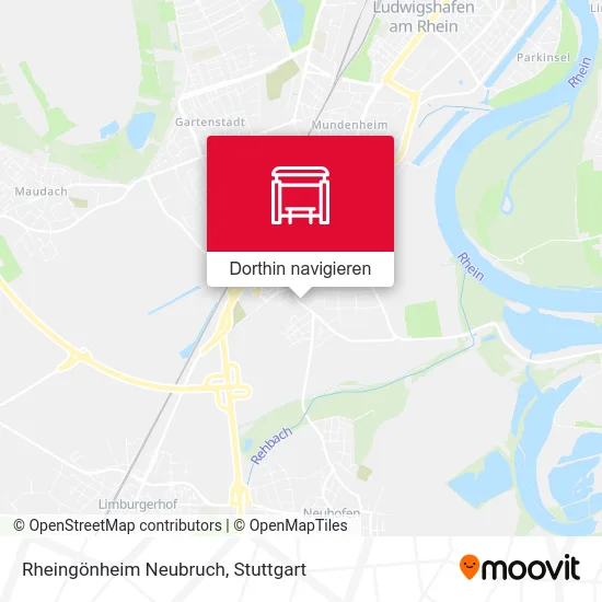 Rheingönheim Neubruch Karte