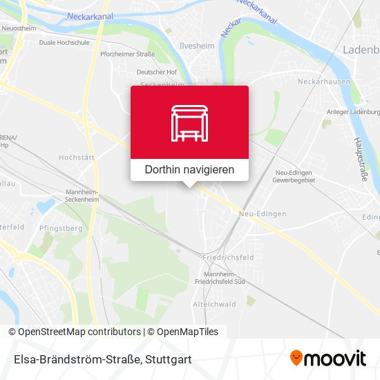 Elsa-Brändström-Straße Karte