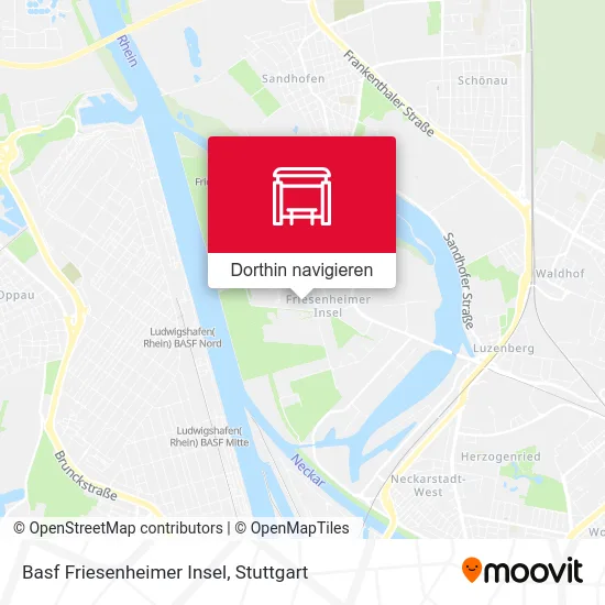 Basf Friesenheimer Insel Karte