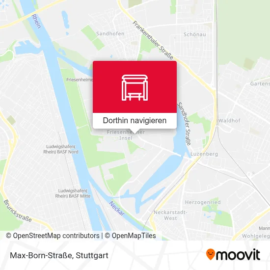 Max-Born-Straße Karte