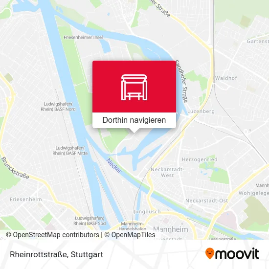 Rheinrottstraße Karte