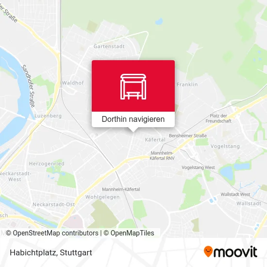 Habichtplatz Karte