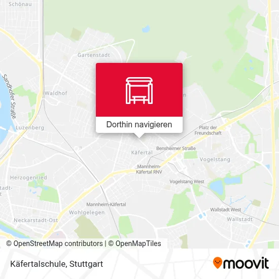 Käfertalschule Karte