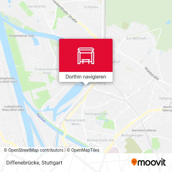 Diffenebrücke Karte