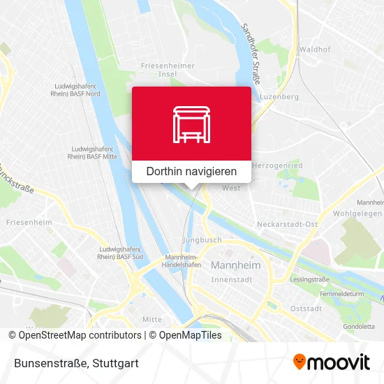 Bunsenstraße Karte