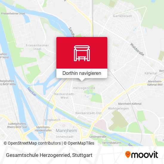 Gesamtschule Herzogenried Karte