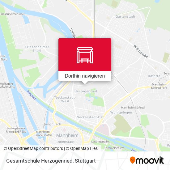 Gesamtschule Herzogenried Karte