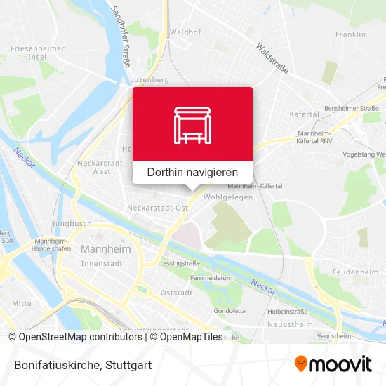 Bonifatiuskirche Karte