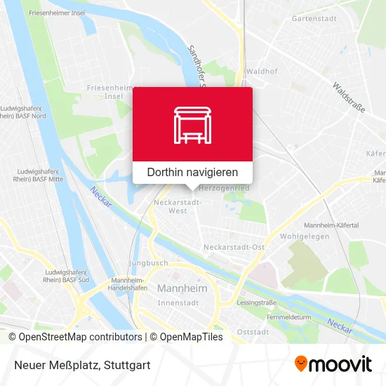 Neuer Meßplatz Karte