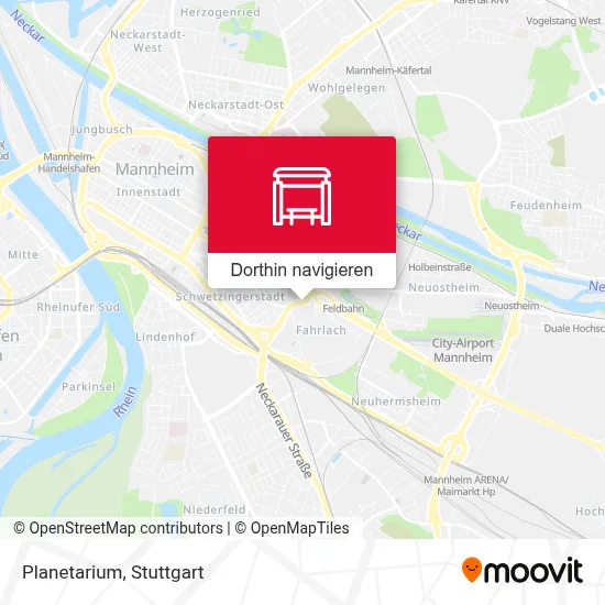 Planetarium Karte