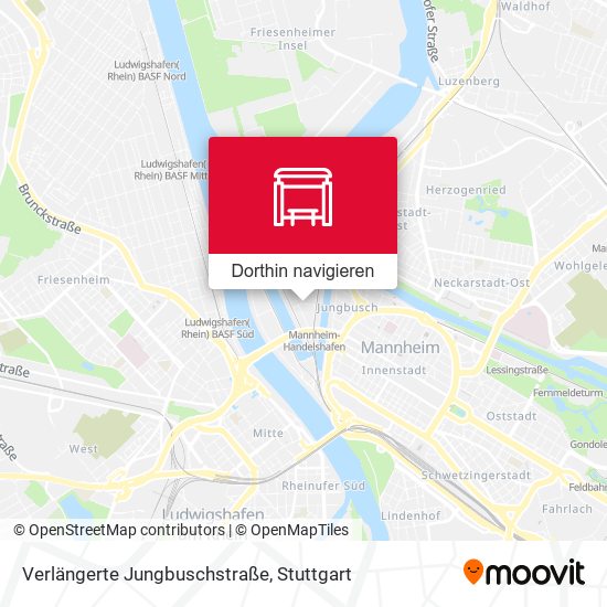 Verlängerte Jungbuschstraße Karte