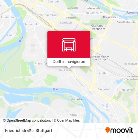 Friedrichstraße Karte