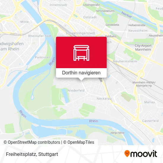 Freiheitsplatz Karte