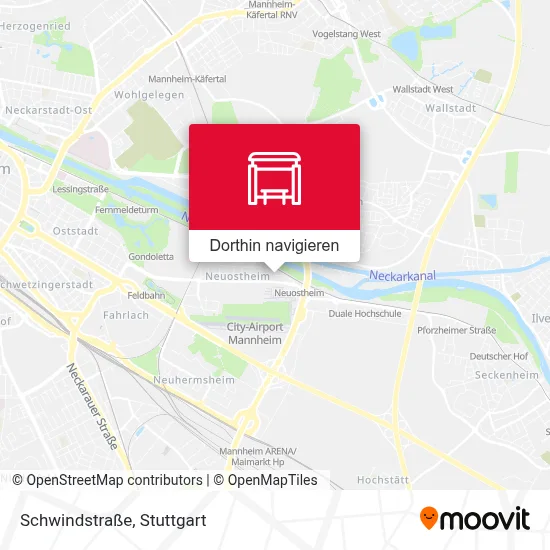 Schwindstraße Karte