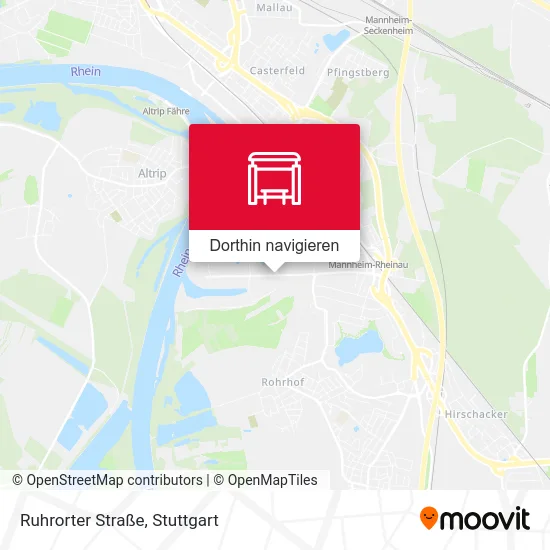 Ruhrorter Straße Karte